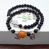 Crystal Kitten Oil Leaf Multilayer Bracelet for Women