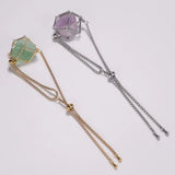 Crystal Bracelet Holder Cage Net Bag for Crystal Quartz Bracelet Rope