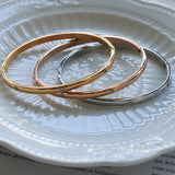 Crystal Bracelets Titanium Steel Plated Bangles for Women