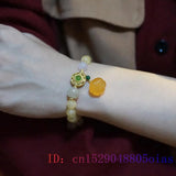 Crystal Bracelets for Women Jade Jewelry Citrine Men Beads