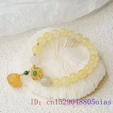 Crystal Bracelets for Women Jade Jewelry Citrine Men Beads