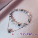 Natural Jadeite Gemstone Beads Bracelet for Women