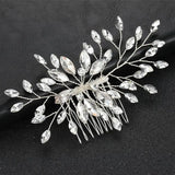 Crystal Bridal Hair Jewelry Rhinestone Headbands Bride Hair Piece