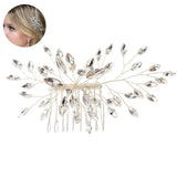 Crystal Bridal Hair Jewelry Rhinestone Headbands Bride Hair Piece