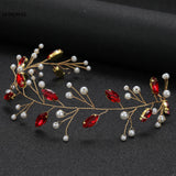 Crystal Bridal Headband Rhinestone Wedding Headdress Hair Accessories