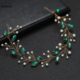 Crystal Bridal Headband Rhinestone Wedding Headdress Hair Accessories