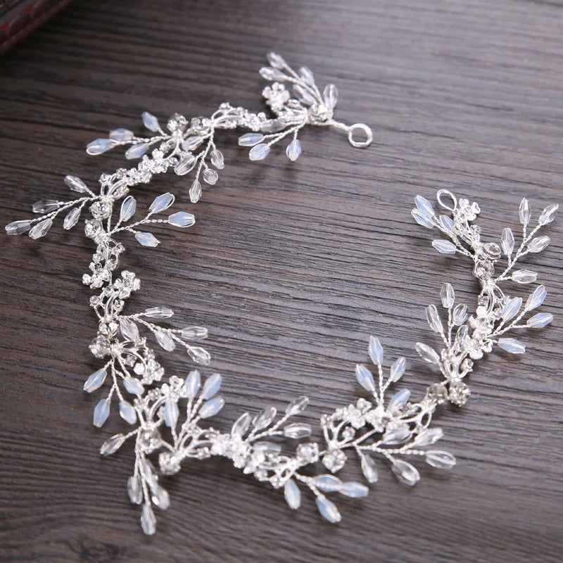 Rhinestone Bridal Headband Tiara Wedding Hair Jewelry