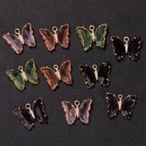 Austria Crystal Butterfly Charms Beads Pendant DIY Jewelry Making