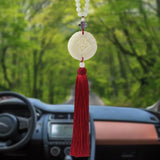 Car Pendant Hanging Men Safe Driving Blessing Ornament Car Decor Tassel Pendant