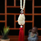 Car Pendant Hanging Men Safe Driving Blessing Ornament Car Decor Tassel Pendant