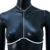 Curved Rhinestone Body Jewelry for Women