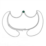 Crystal Chest Bracket Harness Body Chain Bra Top Lingerie Jewelry