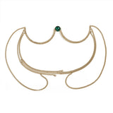 Crystal Chest Bracket Harness Body Chain Bra Top Lingerie Jewelry