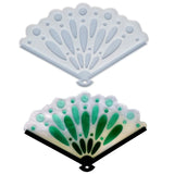 Chinese Style Fan Ornament Silicone Mold for Epoxy Resin DIY Crafts