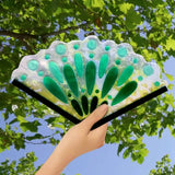 Chinese Style Fan Ornament Silicone Mold for Epoxy Resin DIY Crafts