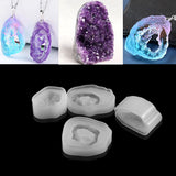 Crystal Cluster Silicone Mold for DIY Pendant Jewelry Crafts