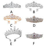 Crystal Crown Tiara Headband for Women Girls Wedding Birthday Party