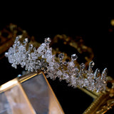 Crystal Crowns Bride Tiara Queen Wedding Crown Headpiece
