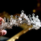 Crystal Crowns Bride Tiara Queen Wedding Crown Headpiece