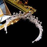 Crystal Crowns Bride Tiara Queen Wedding Crown Headpiece