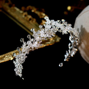 Crystal Crowns Bride Tiara Queen Wedding Crown Headpiece