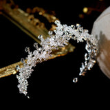 Crystal Crowns Bride Tiara Queen Wedding Crown Headpiece