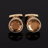 Crystal Cufflinks for Business Banquet Wedding Host Men and Women