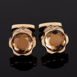 Crystal Cufflinks for Business Banquet Wedding Host Men and Women