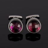 Crystal Cufflinks for Business Banquet Wedding Host Men and Women