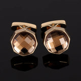 Crystal Cufflinks for Business Banquet Wedding Host Men and Women