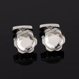 Crystal Cufflinks for Business Banquet Wedding Host Men and Women