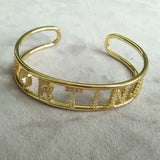 Personalized Zircon Adjustable Name Bracelet