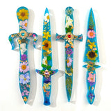 Crystal Dagger Decoration Mold Sword Cutter Silicone Mould DIY Resin