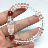 Vintage Style Crystal Dzi Beads Bracelet Money Hook