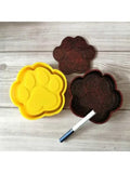 Epoxy Coaster Cup Pad Resin Mold Potleaf Ashtray Silicone Mould