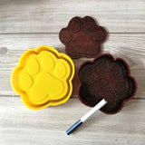 Epoxy Coaster Cup Pad Resin Mold Potleaf Ashtray Silicone Mould