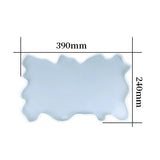 Large Rectangular Resin Tray Coaster Mold Kit 39*24cm