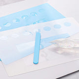 Crystal Epoxy DIY Mold UV Glue Hand Tool Sky Translucent A4 Silicone Spacer