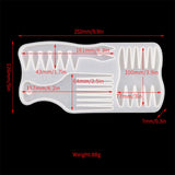 Texture Comb Silicone Mold for DIY Jewelry Making