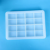 Crystal Epoxy Mold Coaster Cup Mat DIY Crafts Plaster Soap Ornaments Mould