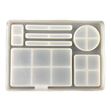Crystal Epoxy Mold Coaster Cup Mat Makeup Tray Mold