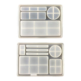 Crystal Epoxy Mold Coaster Cup Mat Makeup Tray Mold