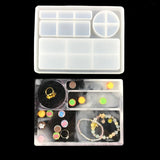 Crystal Epoxy Mold Coaster Cup Mat Makeup Tray Mold
