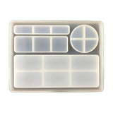 Crystal Epoxy Mold Coaster Cup Mat Makeup Tray Mold