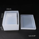 Crystal Epoxy Mould DIY Tissue Box Silicone Mold