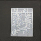 Rose Leaf Mirror Silicone Mould for Crystal Epoxy Decoration