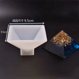Epoxy Pyramid Silicone Resin Mold DIY Jewelry Dried Flower Model