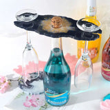 Red Wine Shelf Cup Pad Resin Mold DIY Crafts Making