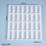 Epoxy Resin Game Mold DIY Tools Dominoes Casting Silicone Mould