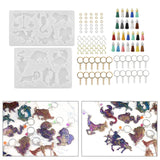 Resin Keychain Silicone Mould for Jewelry Making